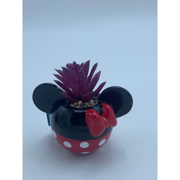 Disney Mickey and Minnie Mouse mini planters with Faux Succulents - Picture 8 of 10